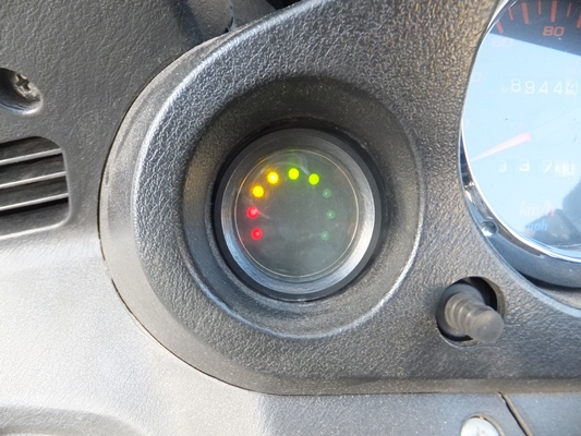 Controlo da autonomia por Leds.