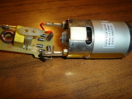 Motor utilizado, mas sem a placa!
