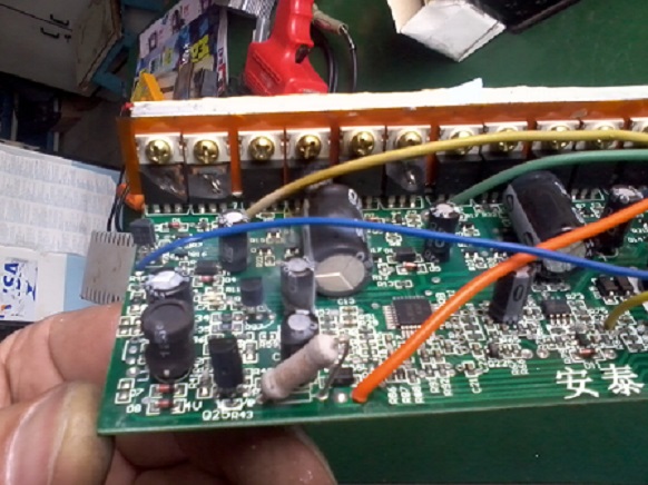 Mosfets queimados