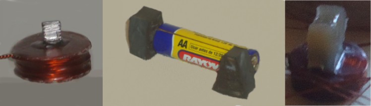 90 imãs de ferrite, 30 bobinas