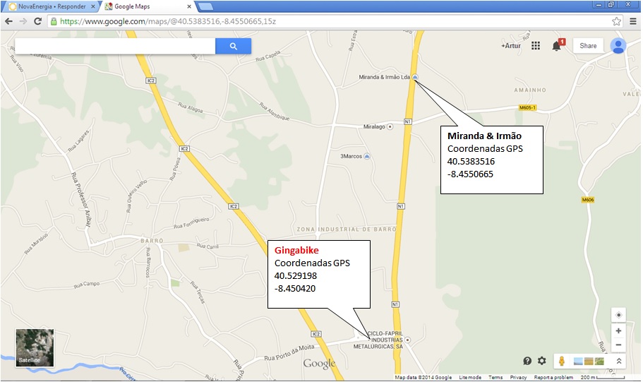 Mapa Ginga / Mil
