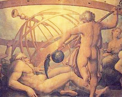 Divindades Primordiais - Mutilação de Urano por Saturno - Vasari (detalhe).jpg