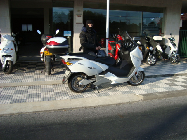 Piloto todo equipado para mais de 110Km seguidos.
