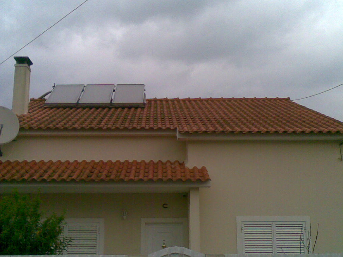 Telhado antes da instalação dos Paineis.
