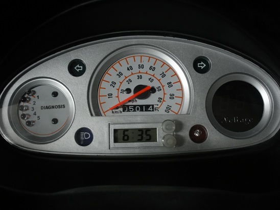 5000km a electrões