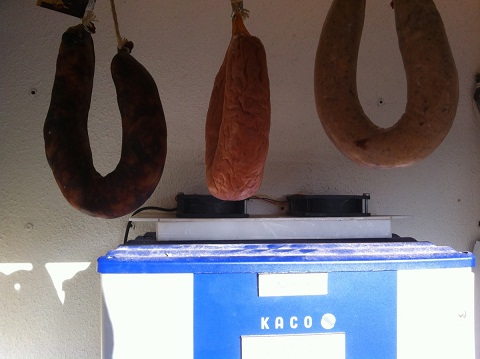 um kacochoriço, um kacoalheira e uma kacofarinheira