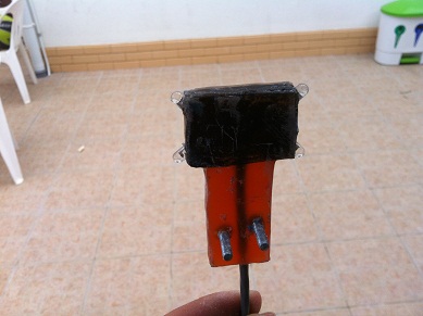 Aqui já com o suporte.